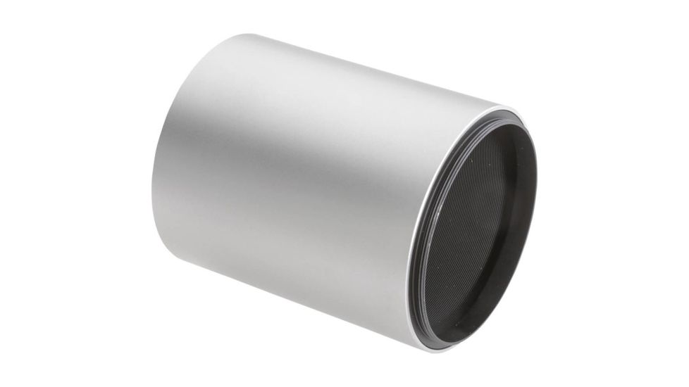 3in. Rifle Scope Sunshade for 56mm Models, Silver, Black