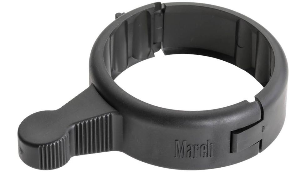 March Scopes Fast Lever Zoom Ring, Black, NSN None, DA411-B