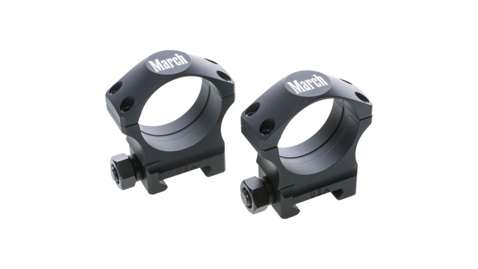 Rifle Scope Rings 34mm 1.100&quot;, Black