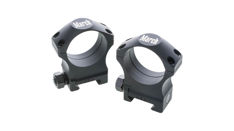 Rifle Scope Rings 34mm 1.300&quot;, Black