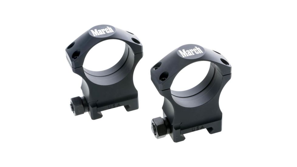 Rifle Scope Rings 34mm 1.410&quot;, Black