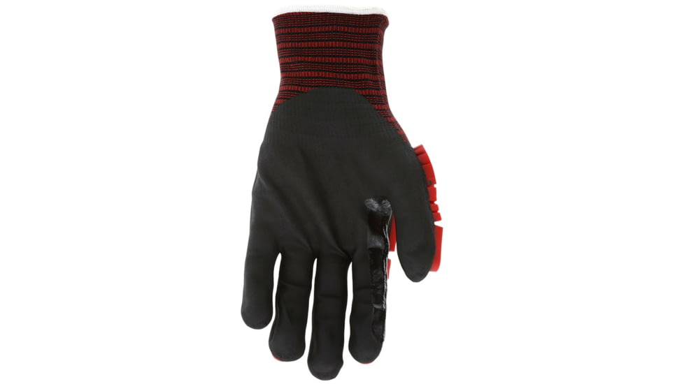 MCR Safety Predator Mechanics Impact Resistant Work Gloves, Cut Resistant Kevlar Steel Shell, Tire Tread TPR on Back, Fingers, and Thumb, Black, Large, PD3952L