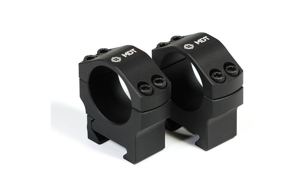 MDT 30mm Premier Scope Ring, 0.820 inch, Low, Black 103346-BLK