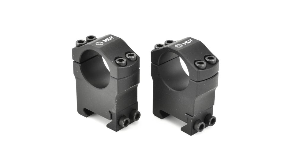 MDT 1 inch Premier Scope Ring, 1.25 inch, High, Black, 103344-BLK