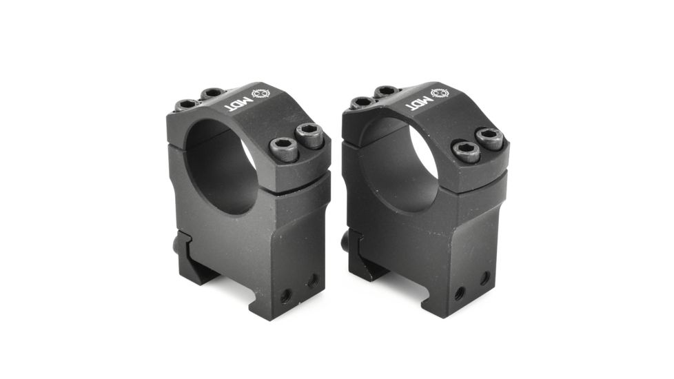 MDT 1 inch Premier Scope Ring, 1.25 inch, High, Black, 103344-BLK