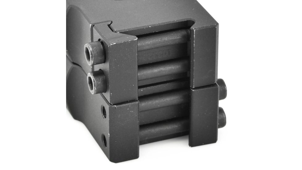 MDT 1 inch Premier Scope Ring, 1.25 inch, High, Black, 103344-BLK
