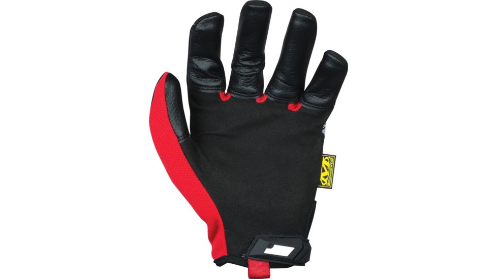 Mechanix Wear The Original High Abrasion Working Gloves, Mens, Black/Red, Large MGP-08-010