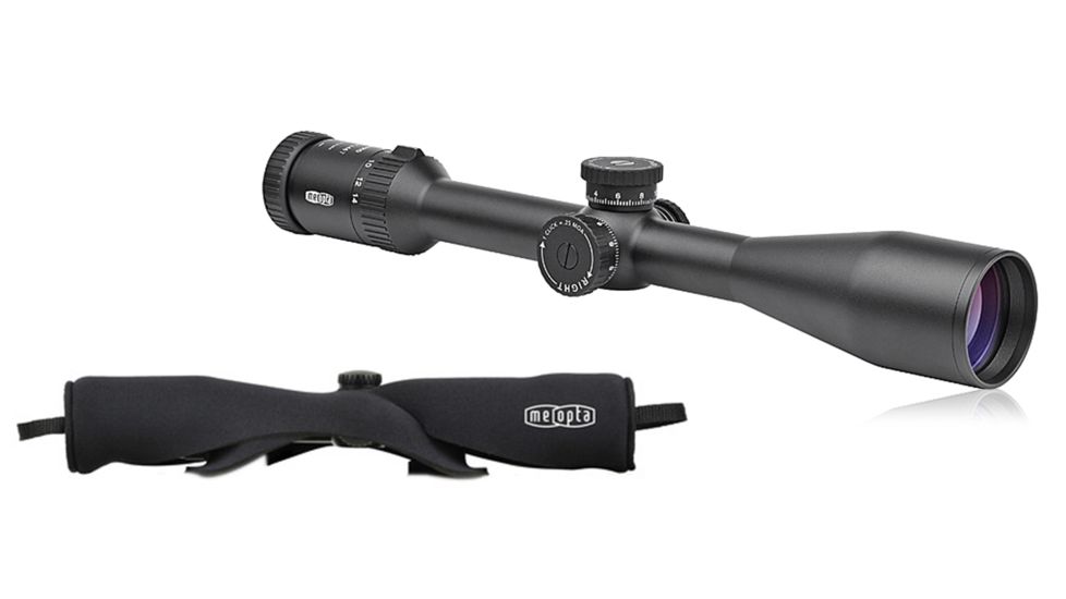 Meopta Meopro 4.5-14x44T Long Range Hunting Rifle Scope BDC Target Reticle 598970 with FREE Neoprene Lens Cover