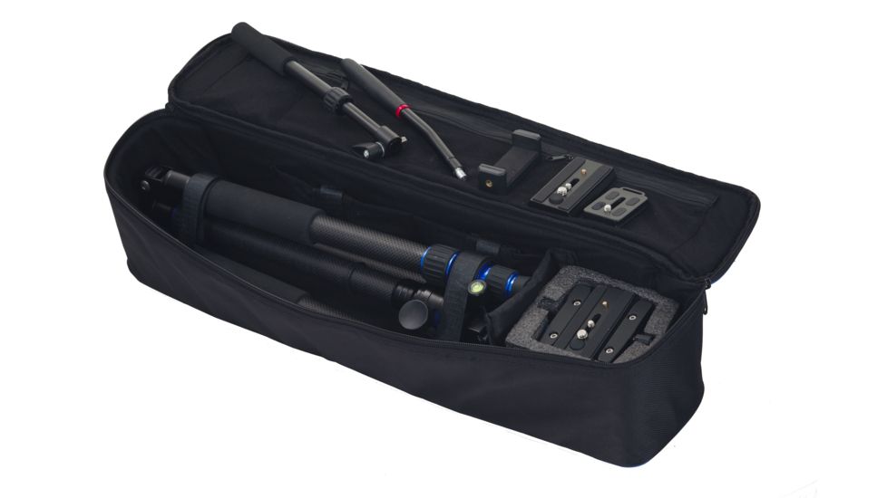 Meopta Carbon Fiber Tripod, Black/Blue, 653525