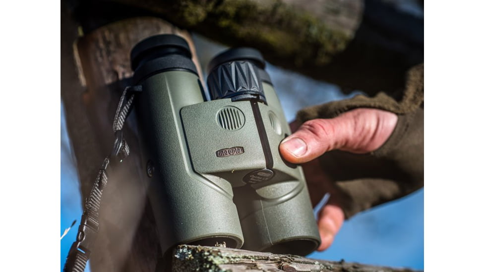 Demo, Meopta Optika LR 10x42mm Rangefinding Roof Prism Binocular, Green Rubber Armored, 1033834