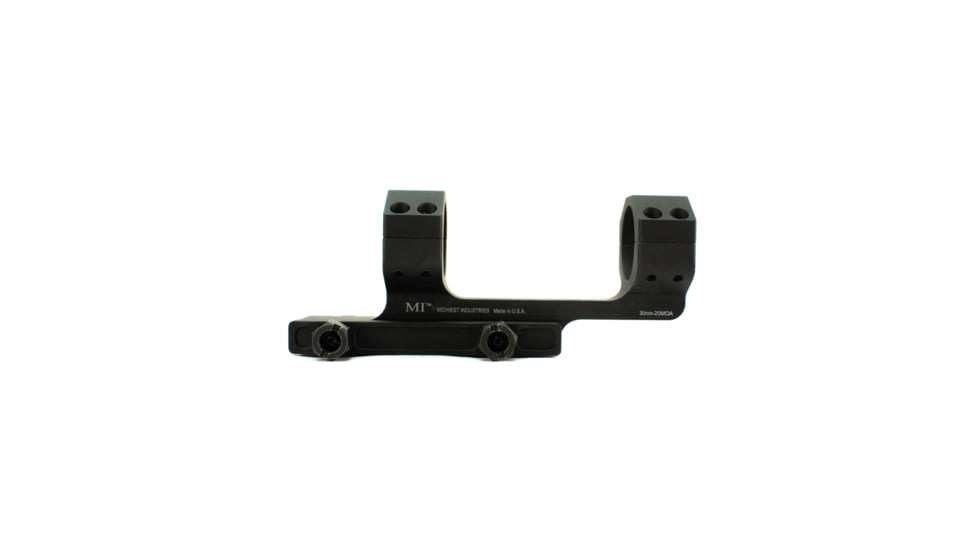 Midwest Industries 30mm Gen 2 Scope Mount - 20MOA, Black, MI-SM30G2-20MOA