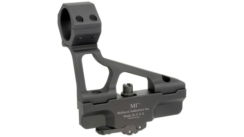 Midwest Industries AK 47/74 Generation 2 30MM Red Dot Quick Detach Modular AK Scope Mount, Black, MWMI-AKSMG2-30MM