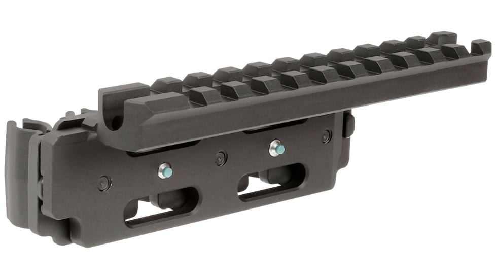 Midwest Industries Optic Rail Shell Holder, Works with Marlin &amp; Henry 38/357, 44 Mag, and 45 Colt receivers, 5 in, Black, MI-ORSH-1894X4