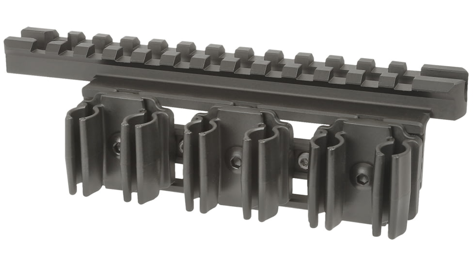 Midwest Industries Optic Rail Shell Holder, Marlin &amp; Henry 30-30 and the 45-70 rifles, 6 in, Black, MI-ORSH-1895X5