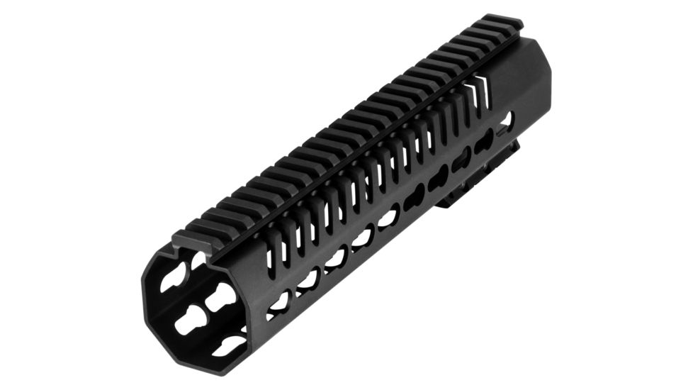 Mission First Tactical Tekko Metal AR15 Free Float Carbine 10in KeyMod Rail System, Black, TMARFF10KRS