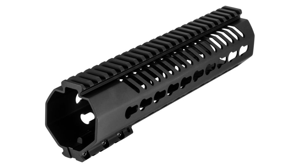 Mission First Tactical Tekko Metal AR15 Free Float Carbine 10in KeyMod Rail System, Black, TMARFF10KRS