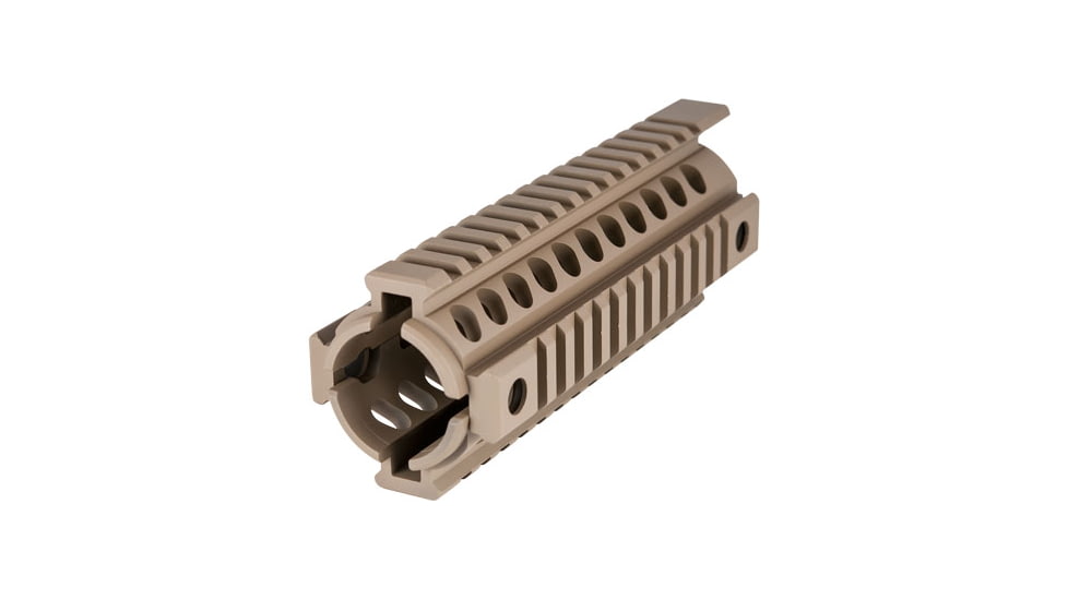 Mission First Tactical Tekko Polymer AR15 Carbine 7in Drop In Integrated Rail System, Scorched Dark Earth, TP15IRS-SDE