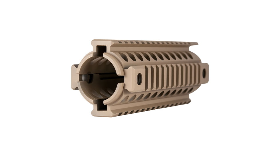 Mission First Tactical Tekko Polymer AR15 Carbine 7in Drop In Integrated Rail System, Scorched Dark Earth, TP15IRS-SDE