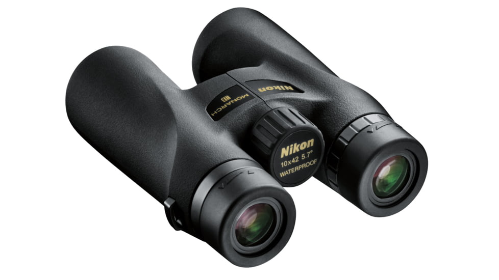 Nikon 10x42mm Monarch 3 Binoculars, Side View