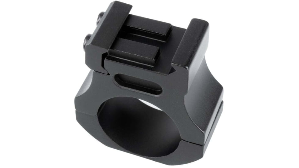 Monstrum 1in Precision Picatinny Scope Rings w/Level Bubble, 1in, Black, SR-1LB-P100