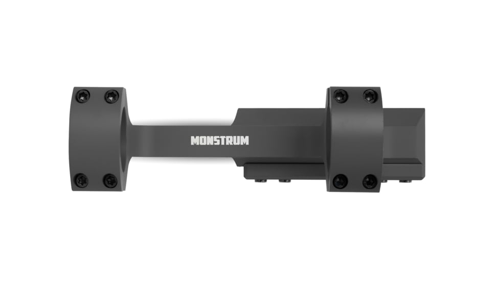 Monstrum Extended Series Offset Cantilever Picatinny Scope Mount - 30mm, Black, 30 mm, ME308-B
