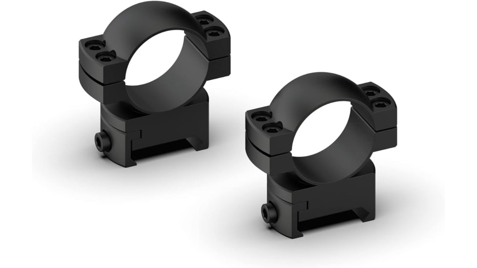Monstrum Predator Series 7075-T6 Hard-Anodized Aluminum Scope Rings, 1in, Medium Profile, Black, ZR32M-B