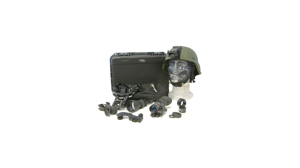 Morovision Night Enforcer Night Vision Monocular Delta Kit, Gen 3 Pinnacle w/Weapons Mount &amp; MICH Mount - NEPVS14-17DKM 