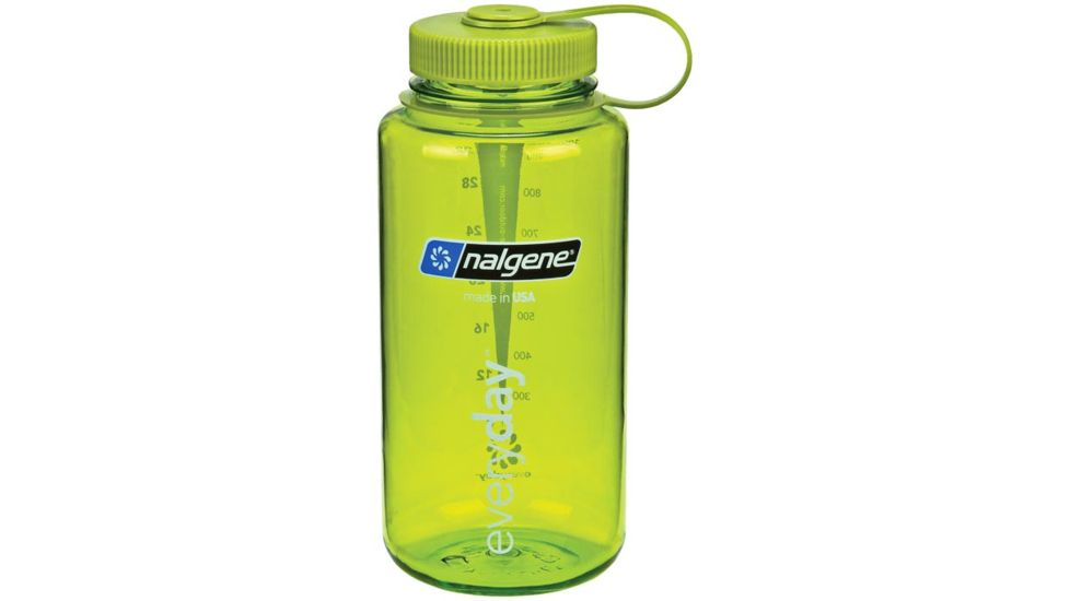 Nalgene 32oz Wide Mouth Bottle, Spring Green, 341830