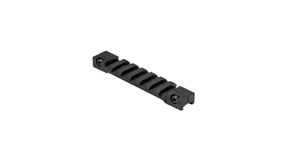 Ncstar 3/8in. Dovetail To Picatinny Rail Adapter Mount/Black/Short MAD3/8PS