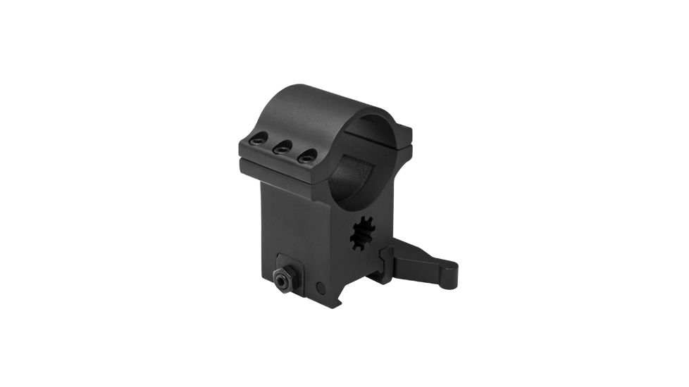 Ncstar 30Mm Scope Ring/ 1.5in. Scope Height/Quick Release Mount, BLACK RB24QR