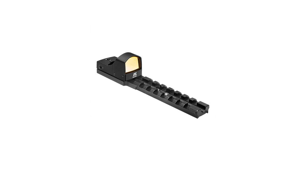 Ncstar Moss 500/590 Shotgun Reciever Micro-Dot Base/Rail Mount/ With Green Micro-Dot Optic, BLACK MSHRMDMOSG