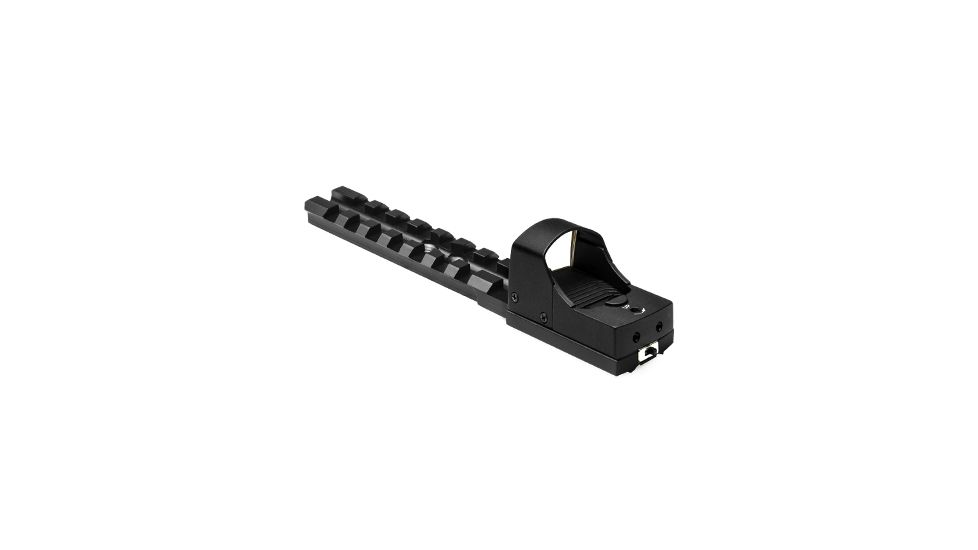 Ncstar Moss 500/590 Shotgun Reciever Micro-Dot Base/Rail Mount/ With Green Micro-Dot Optic, BLACK MSHRMDMOSG