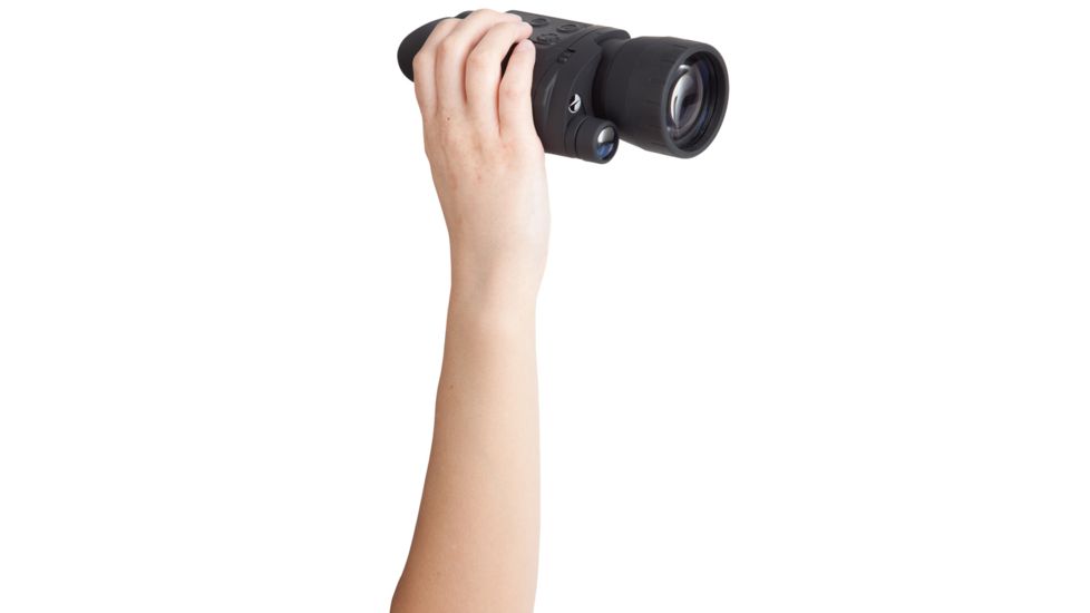 Pulsar Recon 550R 5x50 Digital Nightvision Rifle Scope, Black w/ Recording Camera 78031