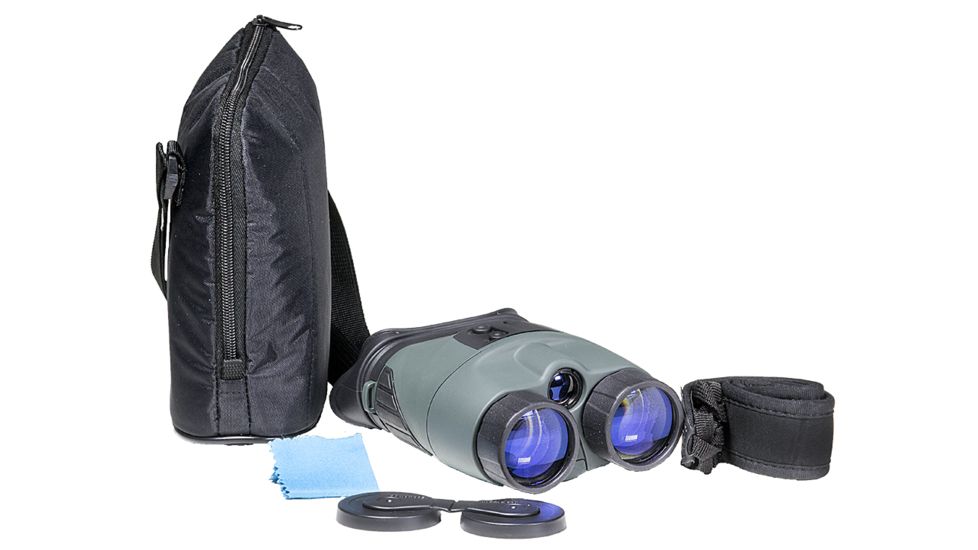 Yukon Tracker 3x42mm Night Vision Water Resistant Binoculars, Green - YK25028