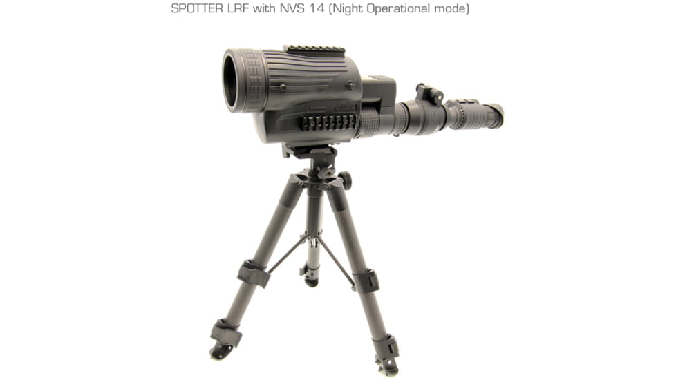 Newcon Optik Spotter LRF Spotting Scope, 15-45x60mm, 905 nm Wavelength, Black, SPOTTER LRF
