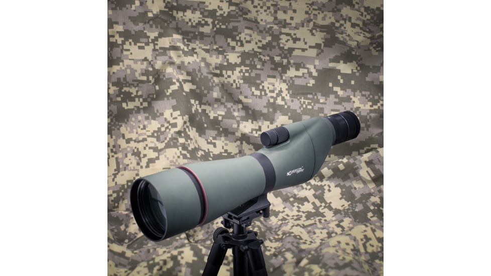 Newcon Optik Spotting Scope, 20-60x85mm, Gray, Spotter ED
