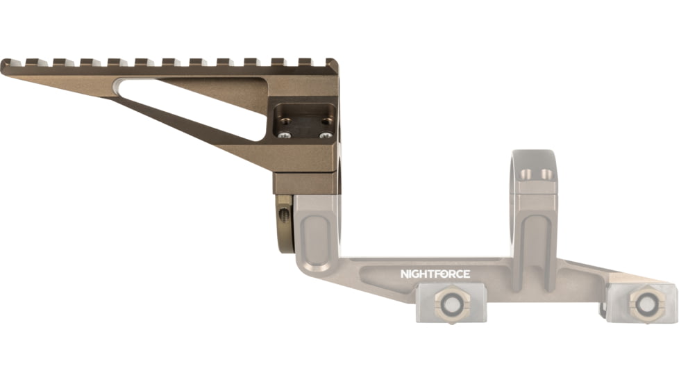 NightForce Rail Accessory Platform Improved RAP-I W/Multimount Cap, 34mm, Dark Earth, A688