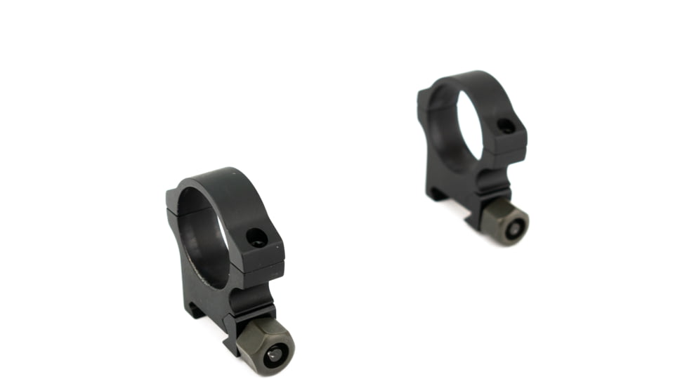 NightForce Standard Duty Rifle Scope Ring Set, Black, 30mm,1.0in,Medium A417