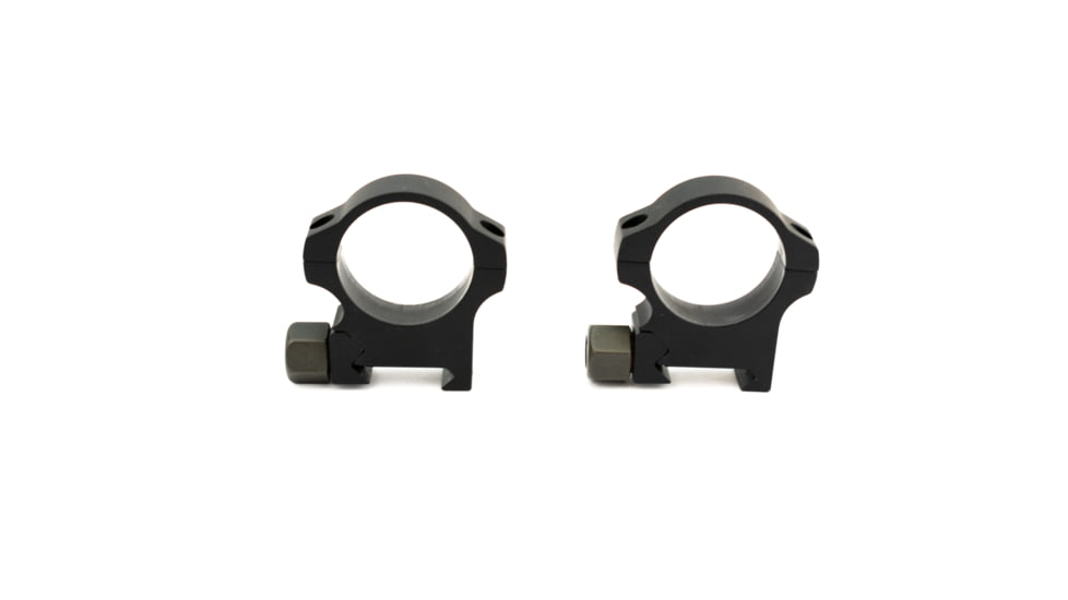 NightForce Standard Duty Rifle Scope Ring Set, Black, 30mm,1.0in,Medium A417