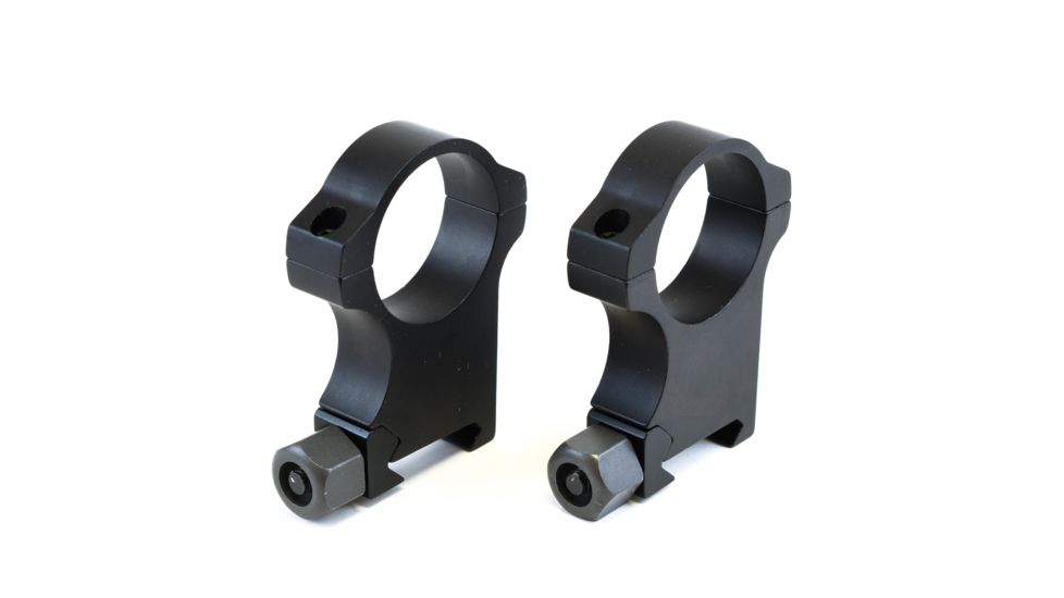 NightForce Standard Duty Rifle Scope Ring Set,Black,30mm,1.5in,Extra High A419