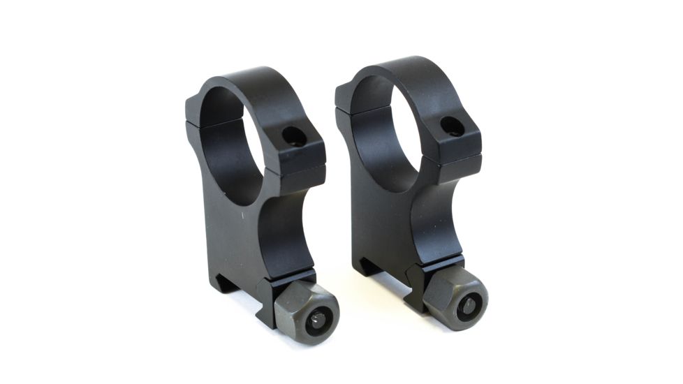 NightForce Standard Duty Rifle Scope Ring Set,Black,30mm,1.5in,Extra High A419