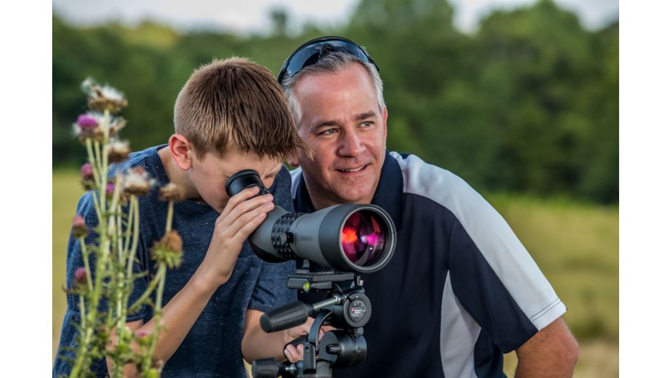 NightForce TS-80 20-60x80mm Spotting Scope in Use