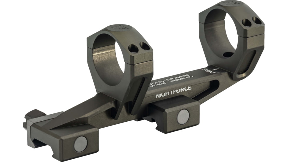 NightForce Ultramount Riflescope Mount, 30mm Tube, 1.54in, 0 MOA, Dark Earth, A695