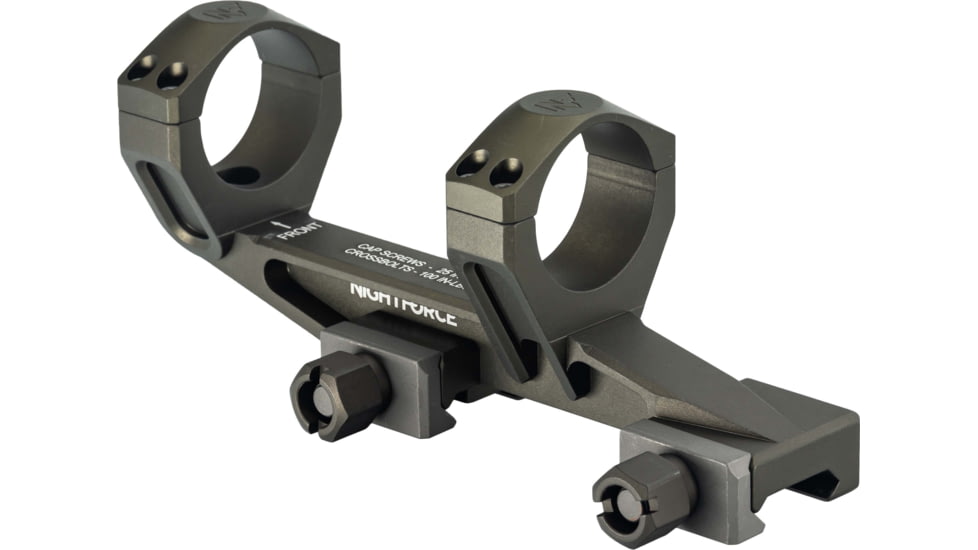 NightForce Ultramount Riflescope Mount, 30mm Tube, 1.54in, 0 MOA, Dark Earth, A695