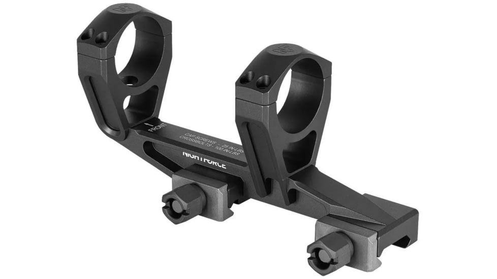 NightForce Ultramount Riflescope Mount, 30mm Tube, 1.93in, 0 MOA, Black, A697