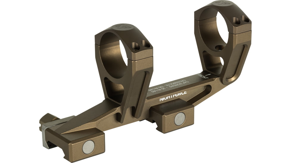 NightForce Ultramount Riflescope Mount, 30mm Tube, 1.93in, 0 MOA, Dark Earth, A684