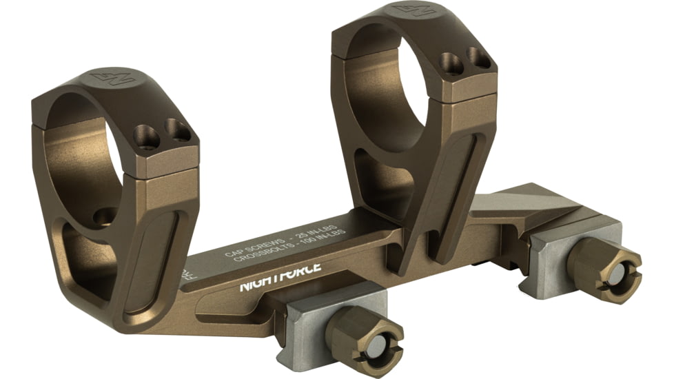 NightForce Ultramount Riflescope Mount, 30mm Tube, 1.93in, 0 MOA, Dark Earth, A684