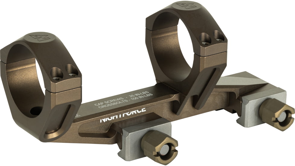NightForce Ultramount Riflescope Mount, 34mm Tube, 1.54in, 20 MOA, Dark Earth, A683