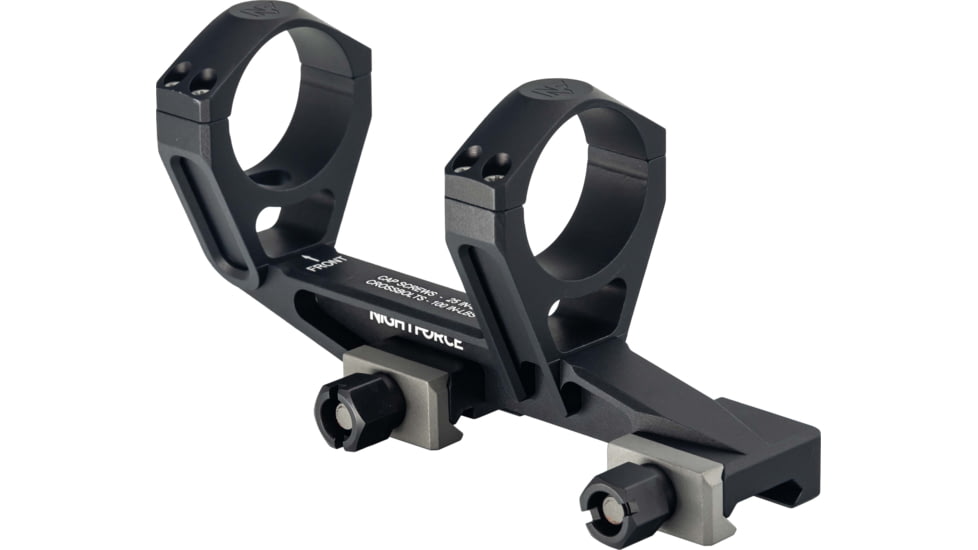 NightForce Ultramount Riflescope Mount, 34mm Tube, 1.93in, 0 MOA, Black, A698