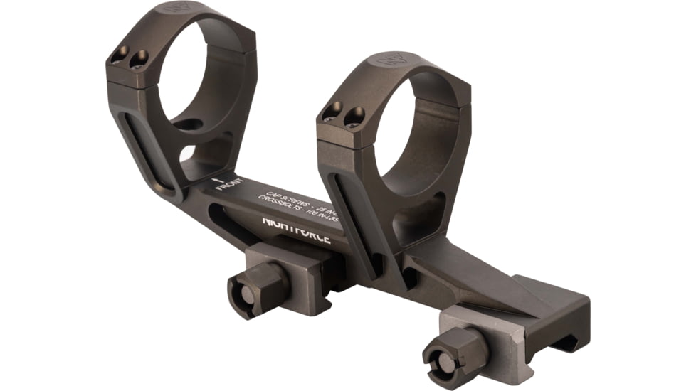 NightForce Ultramount Riflescope Mount, 34mm Tube, 1.93in, 0 MOA, Dark Earth, A685